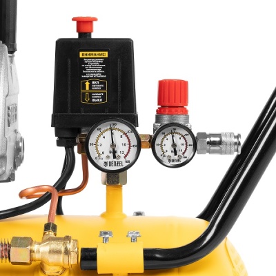 Компрессор воздушный 50 л Denzel DKV2200/50, Х-PRO