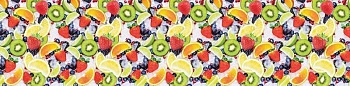 Панель кухонная (фартук) ПВХ Ледяные фрукты 0,6х2м Югпластмаркет