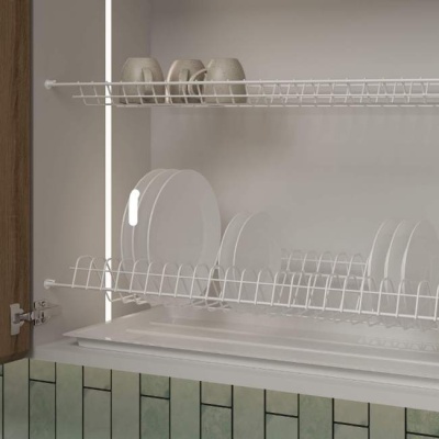 Сушилка для посуды 600 MOUNT белая AKS 113272