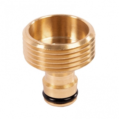 Адаптер латунный внешняя резьба 1", 65851 PALISAD