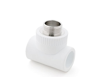 Тройник комбинированный с наружной резьбой 32х1/2