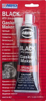 Герметик прокладок (чёрный), 85 г ABRO 12-AB-CH-RW-S Герметик прокладок (чёрный), 85 г ABRO 12-AB-CH-RW-S