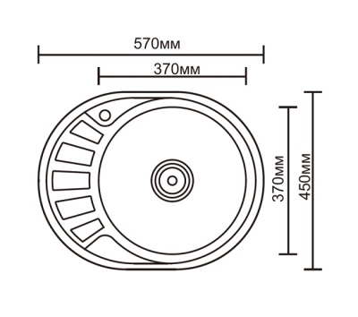 Мойка кухонная металлическая Ledeme L75745-6R