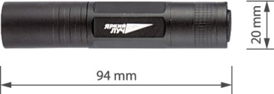 Фонарь T1 1xAA Яркий ЛУЧ