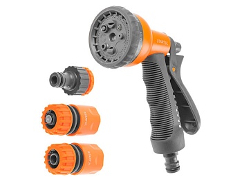 Пистолет-распылитель 8-позиц.+набор фитинга, ST6010-10 STARTUL GARDEN