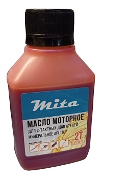Масло моторное 2-х тактное, минеральное Mita API TB, 0.1л