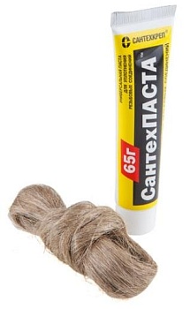 Набор сантехпаста 65гр. + лен 14гр. Сантехкреп