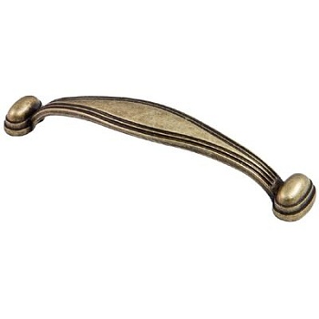 Ручка мебельная UR10/WP10 96 мм старое золото, AKS