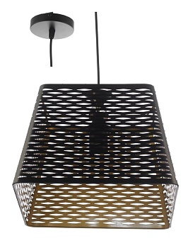 Светильник подвесной НСБ 01-60-101 3807/1 золото/черный Aitin-Pro