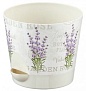Кашпо НИКА ДЕКО 2,7л с прикорневым поливом лаванда IDEA