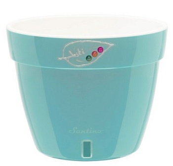 Горшок двойной 12 л ASTI Ментоловый-Белый