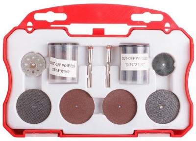 Набор аксессуаров для гравера WORTEX MGK074C11711 в боксе