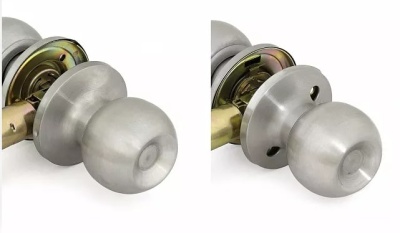 Ручка защелка 6072 SN PS Фабрика замков