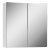 Шкаф навесной зеркальный Мечта 55 АЙСБЕРГ DM2305HZ