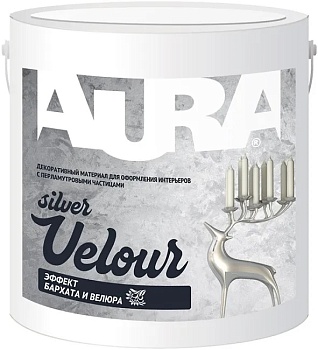 Покрытие декоративное Velour Silver Aura