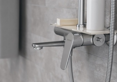 Душевая система с тропическим душем RedBlu by Origin Bit 977720000 Damixa