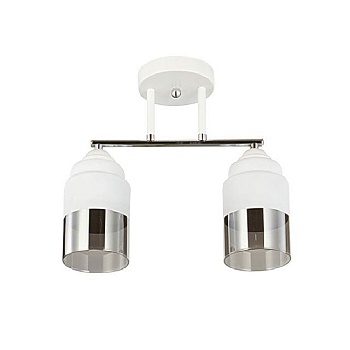 Светильник НПБ 02-2x60-101 6197/2 белый/хром Айтин-Про