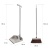 Набор для уборки Easy Grip щетка и совок с длинной ручкой PERFECTO LINEA 43-292783