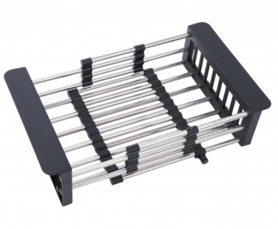 Мойка кухонная PROMO WS-35044BD+GER013 с сифоном, дозатором и коландером Wisent