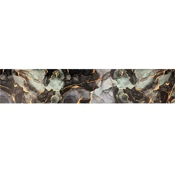 Панель кухонная (фартук) ПВХ Бидасар Браун 0.6х3м Югпластмаркет