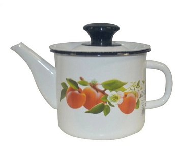 Чайник эмалированный 1 л белый КМЗ 42704-0724Бл