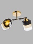 Светильник НПБ 02-2x60-101 9139/2 золото/черный Айтин-Про
