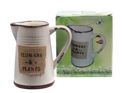 Кашпо для цветов керамическое Простота 7x13x14 см, 10744090