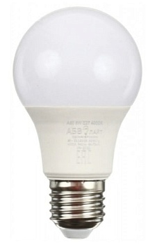 Лампа светодиодная A60 8W E27 4000K АБВ LED лайт Standart