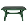Стол прямоугольный 140х85х73 см (Темно-зеленый), Стандарт Пластик