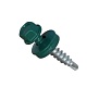 Саморез кровельный 4.8х29 мм зелёный мох, RAL6005, (250 шт) DAXMER