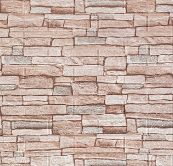 Декоративная 3D панель самоклеящаяся, Каменная кладка 3, 70см длина 6м LKD-16-05-111