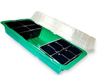 Минипарник для рассады 3 места 440х220х65 мм