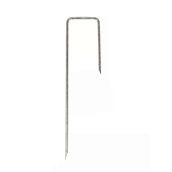 Полускоба металлическая для геотекстиля 15х3х2,5cм 50шт Живой мир