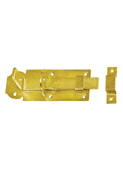 Задвижка дверная прямая WZP 80 80x30x3 мм, Domax