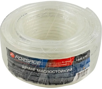 Шланг ПВХ маслостойкий 8мм x 12мм Forsage F-NHE-8/12