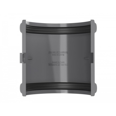 Соединение желоба Оптима (серый) 120/80 мм Технониколь