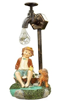 Фигура садовая на солнечной батарее Нильс LED 29см, Чудесный Сад 553