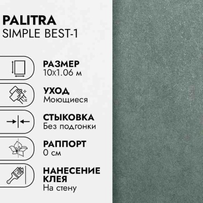 Обои флизелиновые 1.06х10.05, SP72498-77, PALITRA Simple Best-1