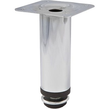 Опора мебельная D-100 хром 100 мм, AKS 22638