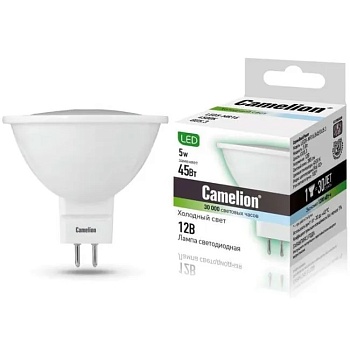 Лампа светодиодная LED5-MR16-845-GU5.3 Camelion