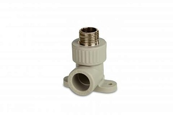 Колено ПП с наружной резьбой 20x1/2