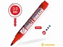 Маркер промышленный перманентный фетровый 3.0 мм красный CROWN MULTI MARKER CPM-800Red