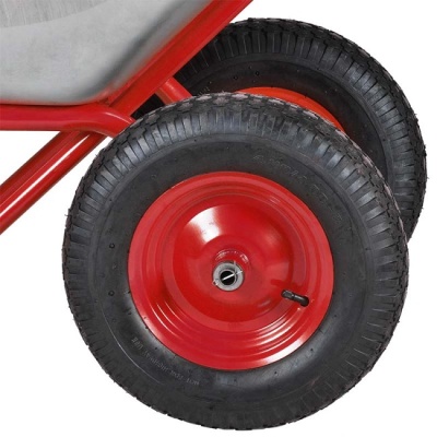 Тачка строительная SKIPER 2x125 PROFI, 125л
