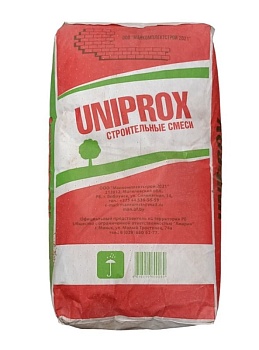 Клей Печник для кладки печей и каминов (красный), 25 кг UNIPROX