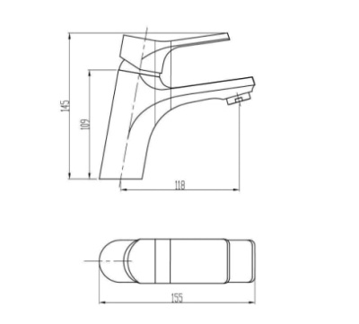 Смеситель для умывальника Eiger EG 26 ESKO