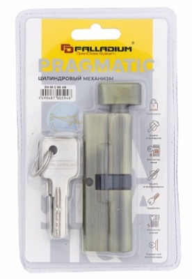 Цилиндровый механизм ZN 90 C BK AB Palladium