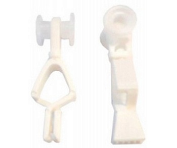 Комплект бегунков д/потолочного карниза СЗФ40.5.01.28.020 бежевый (20 шт.) Дельфа