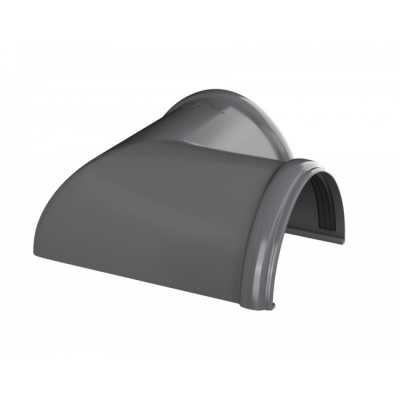 Угол желоба Оптима 120/80 мм, 90 гр. (серый) Технониколь