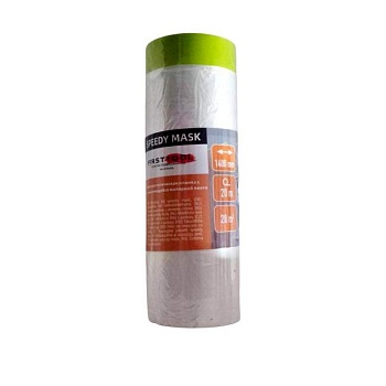 Пленка укрывочная SPEEDY MASK 10 мкм 1.4x20 м FIRSTTOOL F010236