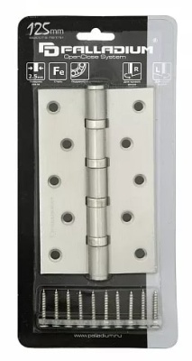 Петля 125 мм универсальная матовый никель N 500 C-S-5" SN PALLADIUM